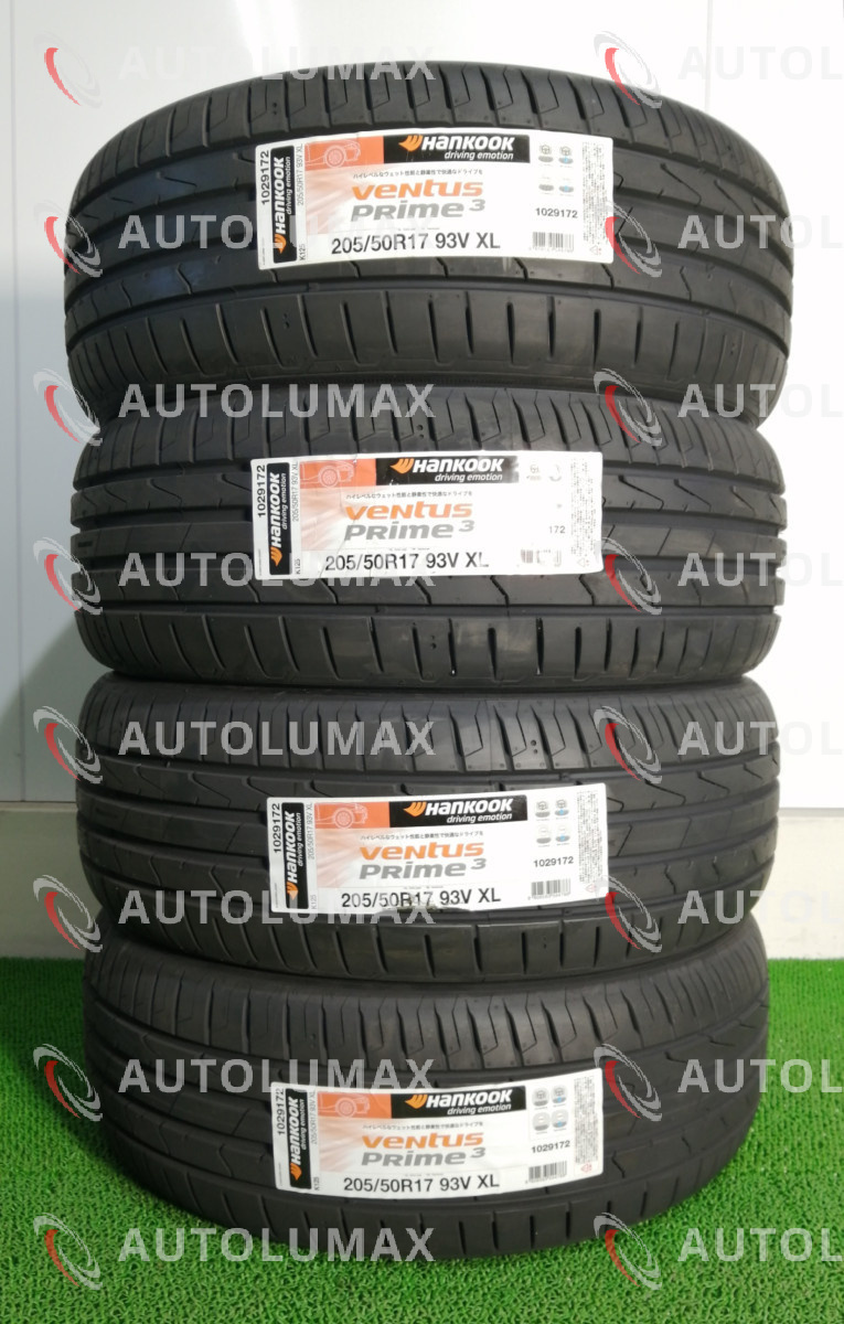 205/50R17 93V Hankook Ventus Prime3 K125 新品 サマータイヤ 4本セット 2023年製 送料無料 ハンコック 205/50/17の画像1