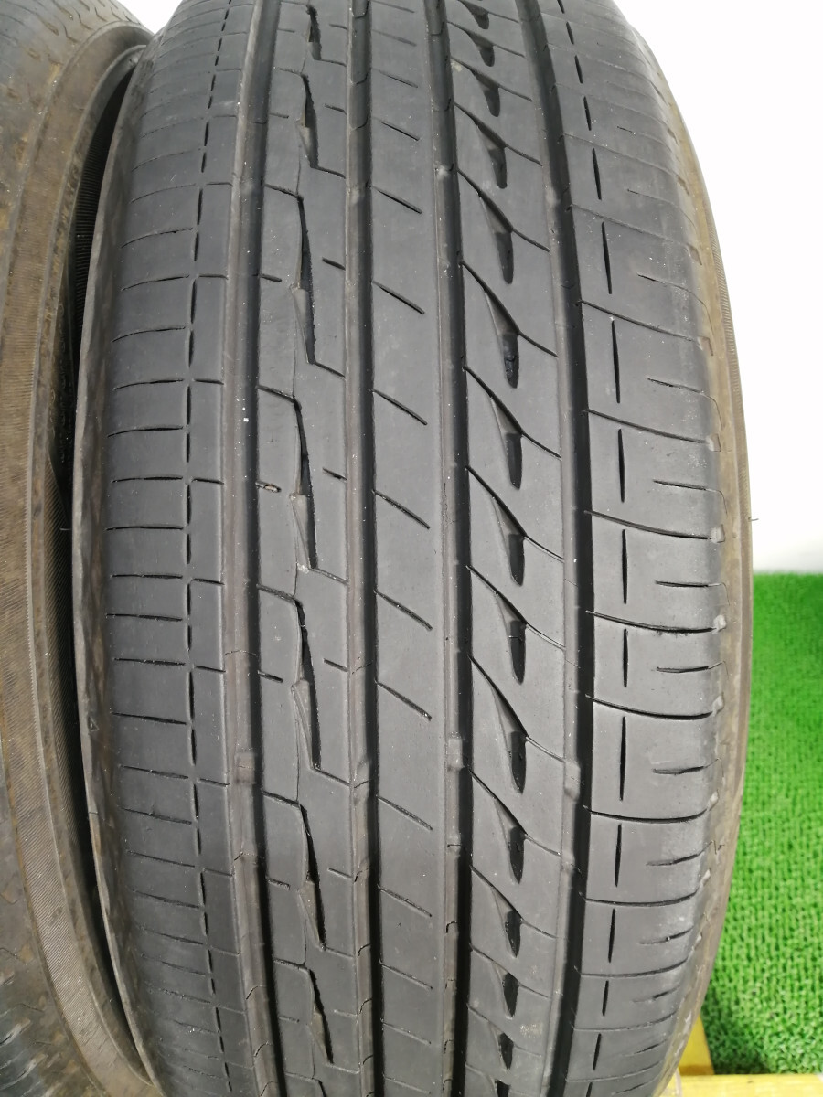 215/60R16 95V Bridgestone REGNO GR-XⅡ 中古 サマータイヤ 2本セット 2019年製 送料無料 215/60/16 ブリヂストン U3522.A_画像3