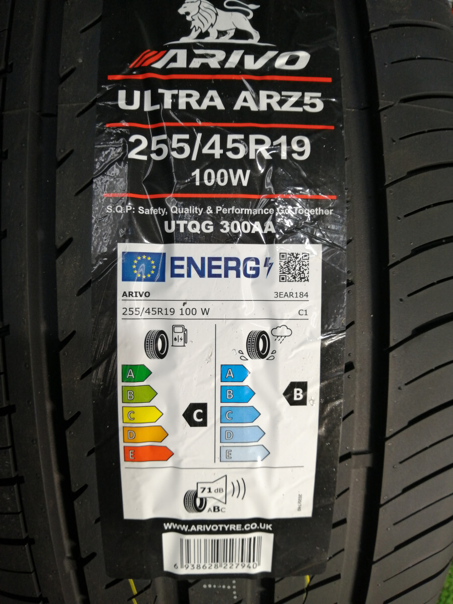 255/45R19 100W ARIVO ULTRA ARZ5 新品 サマータイヤ 4本セット 2024年製 送料無料 255/45/19の画像4