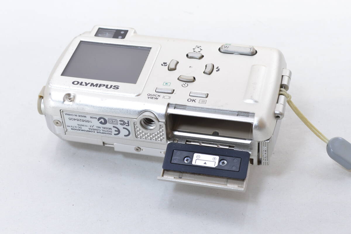 【ecoま】OLYMPUS μ-15 DIGITAL バッテリー無し/動作確認OK コンパクトデジタルカメラ_画像8