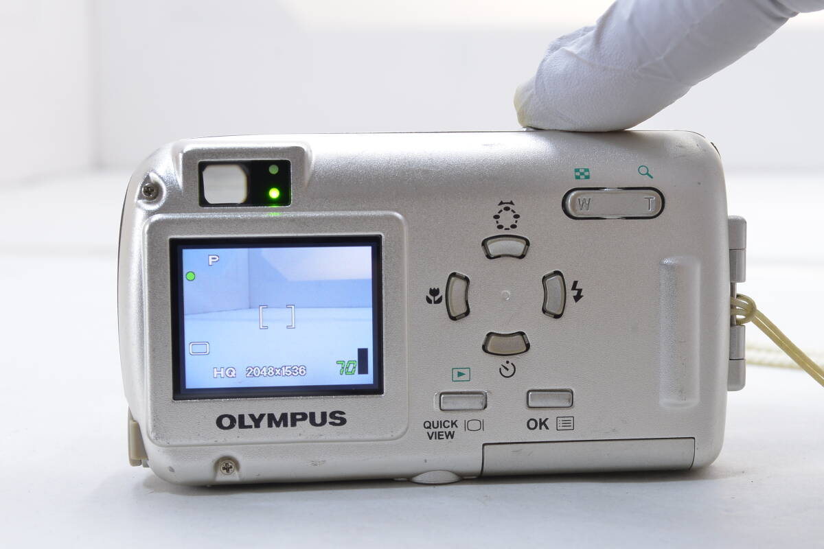 【ecoま】OLYMPUS μ-15 DIGITAL バッテリー無し/動作確認OK コンパクトデジタルカメラ_画像4