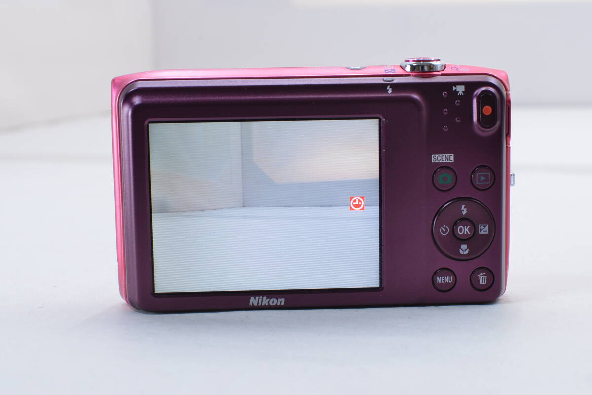 【ecoま】NIKON COOLPIX S3500 ピンク コンパクトデジタルカメラ_画像4