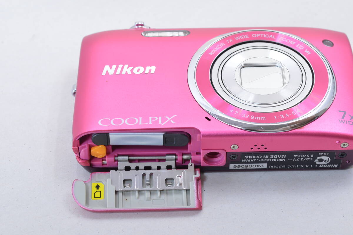 【ecoま】NIKON COOLPIX S3500 ピンク コンパクトデジタルカメラ_画像8