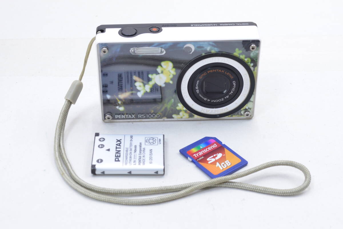 【ecoま】PENTAX Optio RS1000 コンパクトデジタルカメの画像1