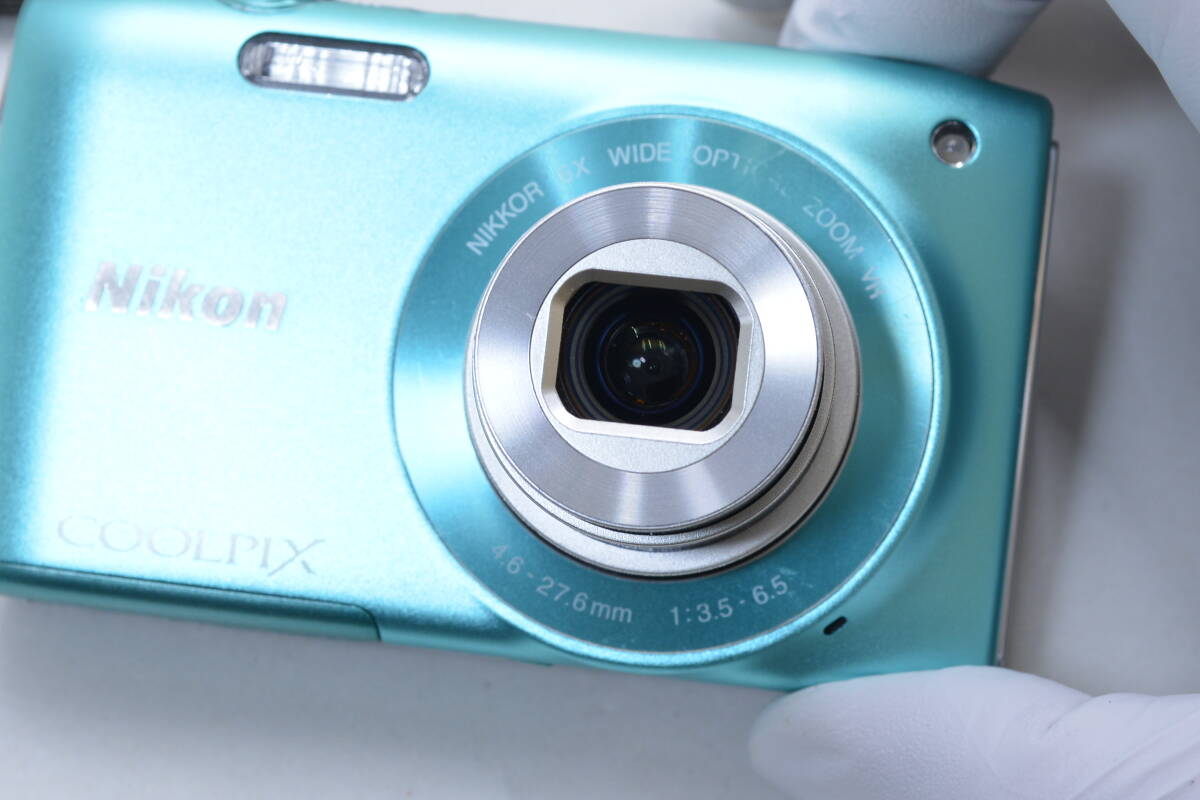 【ecoま】NIKON COOLPIX S3300 ミントグリーン コンパクトデジタルカメラの画像7