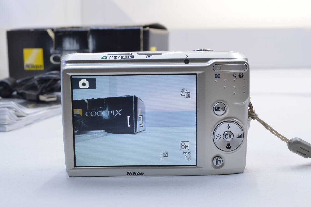 【ecoま】NIKON COOLPIX L18 美品 単三電池対応 コンパクトデジタルカメラの画像4