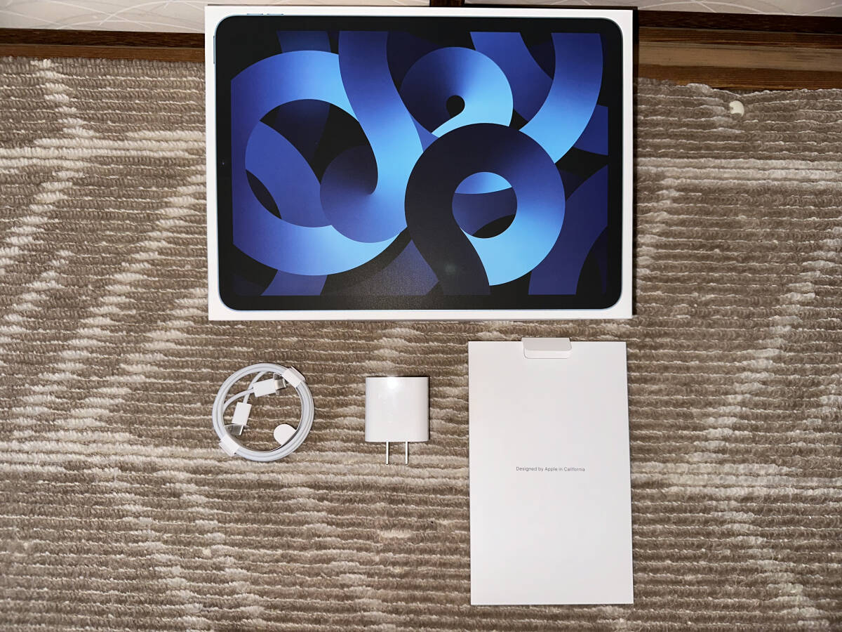 【動作確認済】iPad Air 10.9インチ(最新第5世代) 64GB Wi-Fiモデル ブルーの画像4