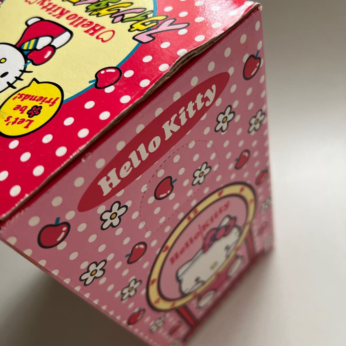 ハローキティ Hello Kitty スウィングタイプクロック 未開封 未使用 サンリオ 希少 レア 当時物 時計の画像5