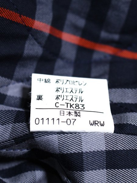 Burberrys バーバリー 日本製 チェック薄中綿キルティングライナー付 スイングトップ ブルゾンジャケットの画像8