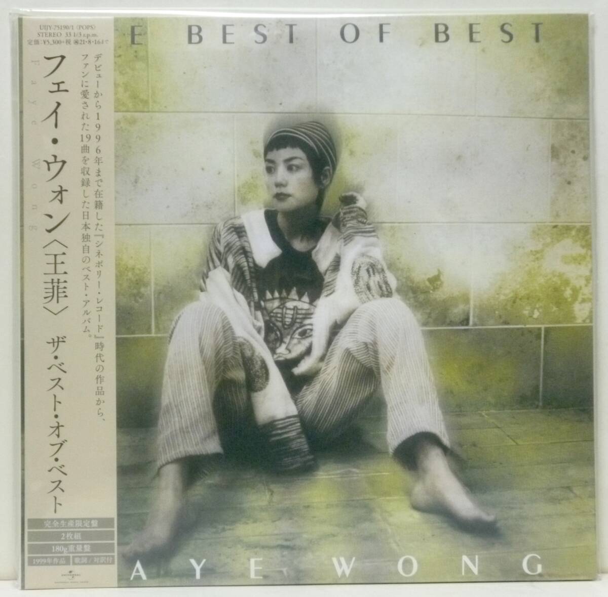 2LP フェイ・ウォン THE BEST OF BEST FAYE WONG 夢中人 王菲の画像1