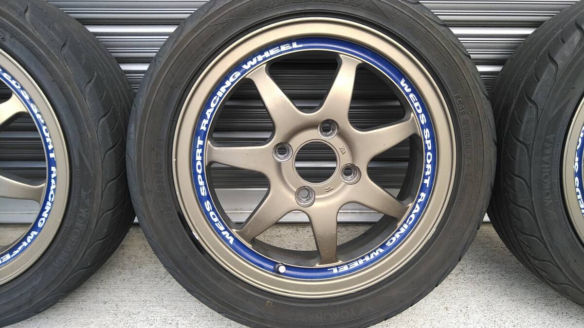 軽用 WEDS SRORTS RACING 14ｘ5Ｊ ＤＮＡ・Ｓドライブ 165/55Ｒ14の画像4