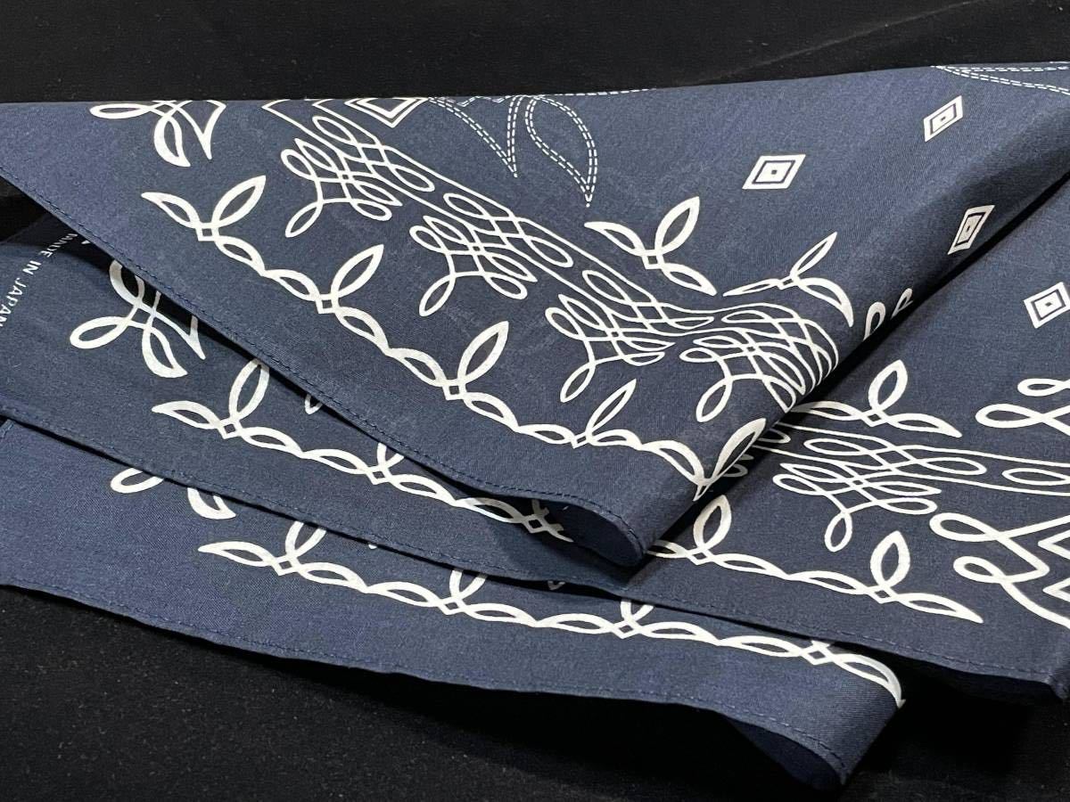  bandana handkerchie scarf Vintage 90s RRL LOGO [ new goods * unused ] LL35