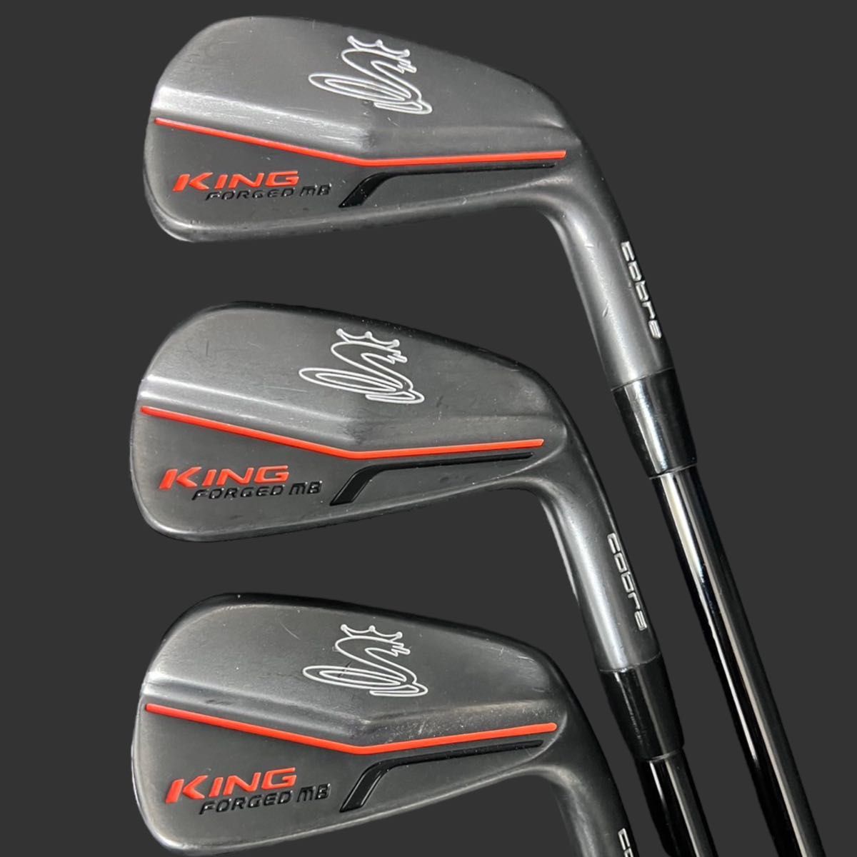 美品】コブラ キング フォージド MB アイアン 6本 KBS 120 S 美品】コブラ キング フォージド MB アイアン 6本 KBS 120 S