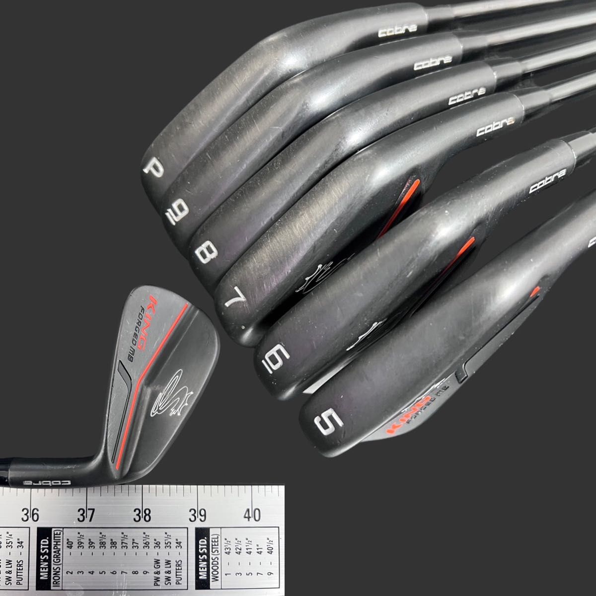 美品】コブラ キング フォージド MB アイアン 6本 KBS 120 S 美品】コブラ キング フォージド MB アイアン 6本 KBS 120 S