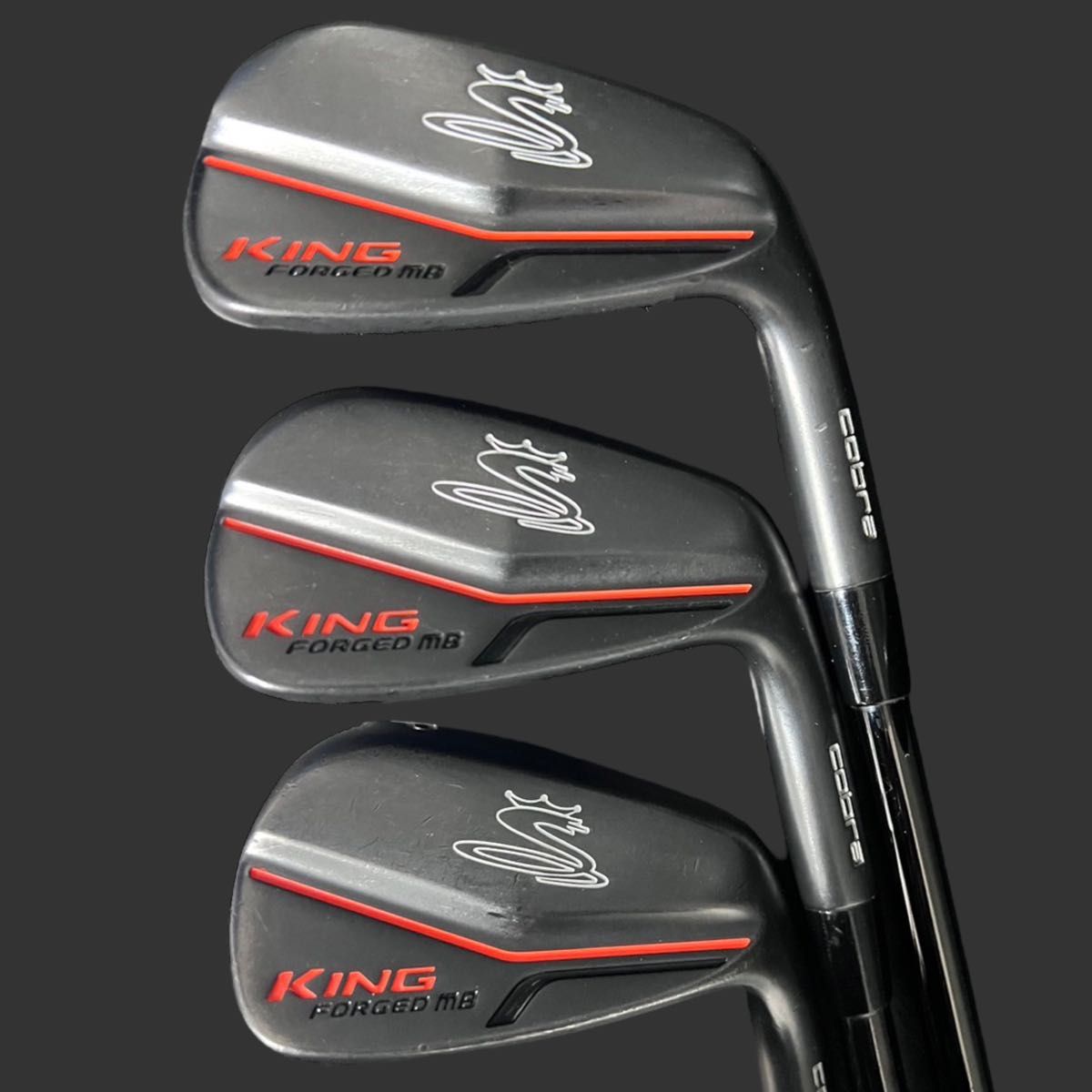 美品】コブラ キング フォージド MB アイアン 6本 KBS 120 S 美品】コブラ キング フォージド MB アイアン 6本 KBS 120 S