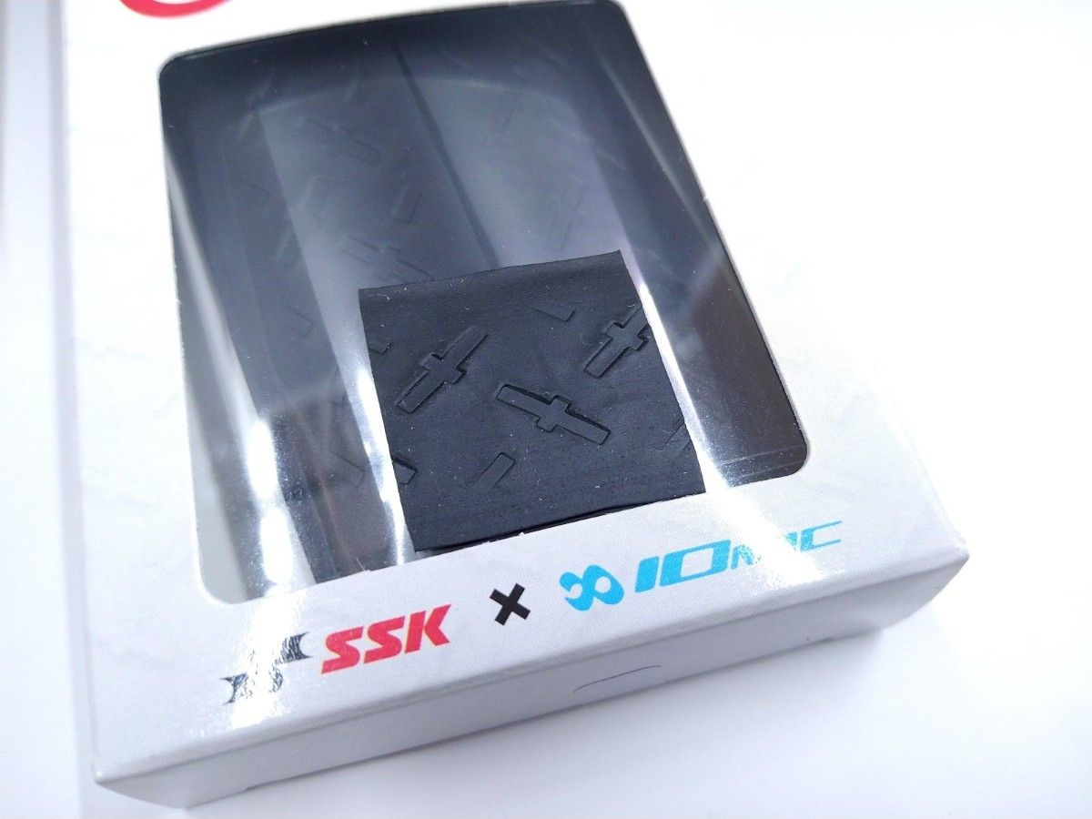 ★２個セット★　SSK　エスエスケイ　イオミック　グリップテープ　【ブラック】0.5mm　SBAIOM001　高耐久　高グリップ力
