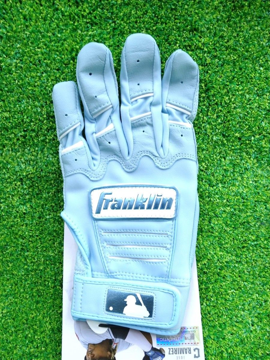 【フランクリン】　Ｍ サイズ　バッティング手袋　グローブ　サックス　CFX Pro Hi-Li　野球  一般 大人　20896