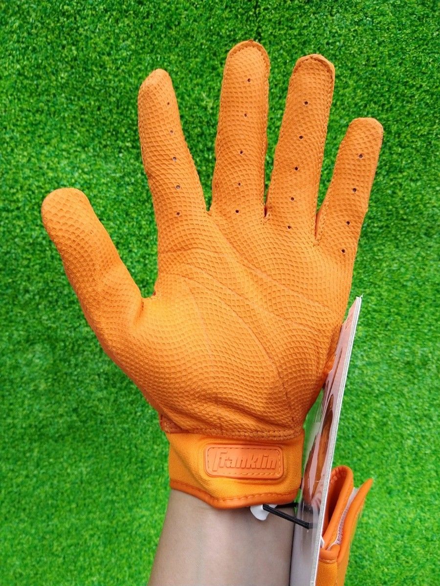 【フランクリン】Ｌサイズ　バッティング手袋　オレンジ　CFX PRO   CHROME　野球 バッティンググローブ　20604