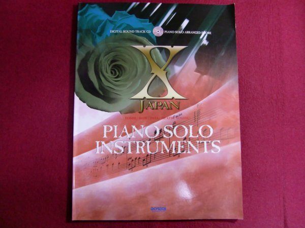 ■X JAPAN/ピアノ・ソロ・インストゥルメンツ (CD付) 楽譜の画像1
