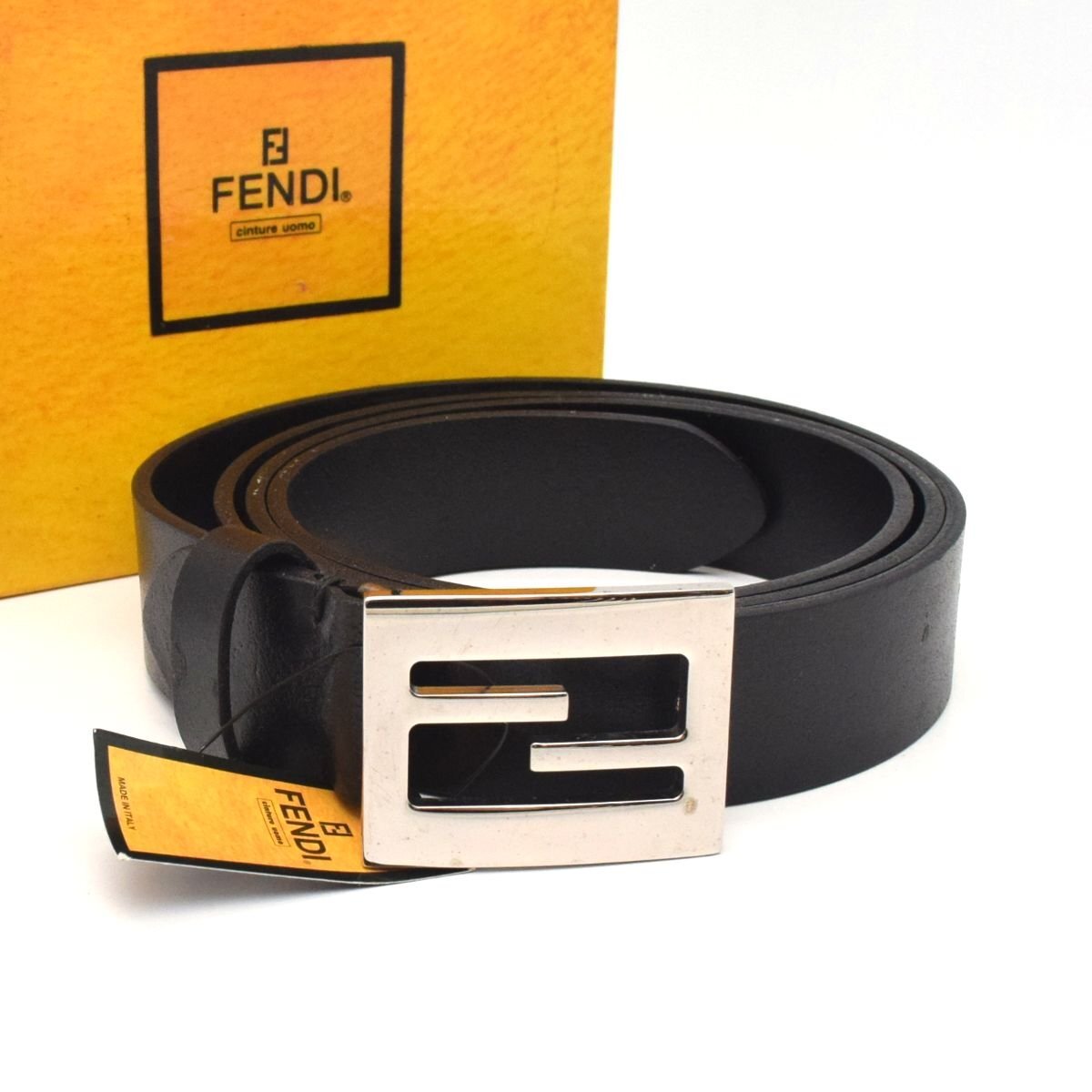 フェンディ レザー ベルト Yahoo!オークション - FENDI フェンディ レザー ベルト ブラック