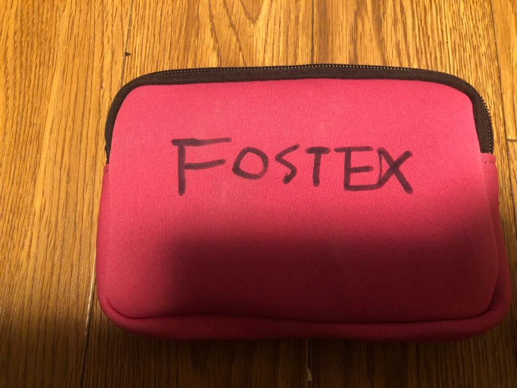 FOSTEX condenser microphone MC10ST pair Mike holder attached 