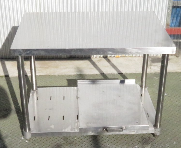 業務用 作業台・調理台 炊飯台車付き 幅850×奥600×高650mm MT2301111347