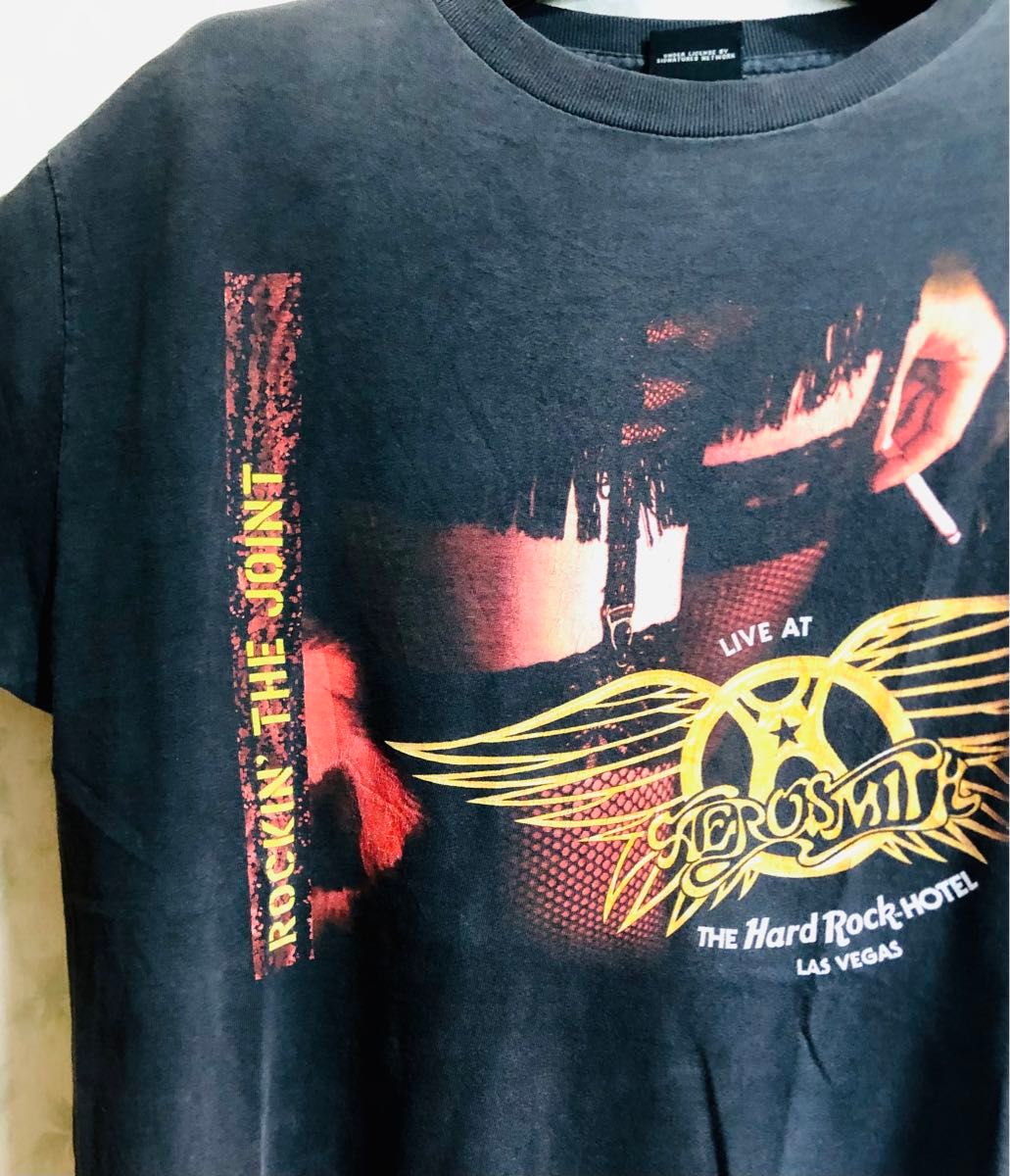 00’s Aerosmith エアロスミス Hard Rock Hotel vintage Tシャツ 