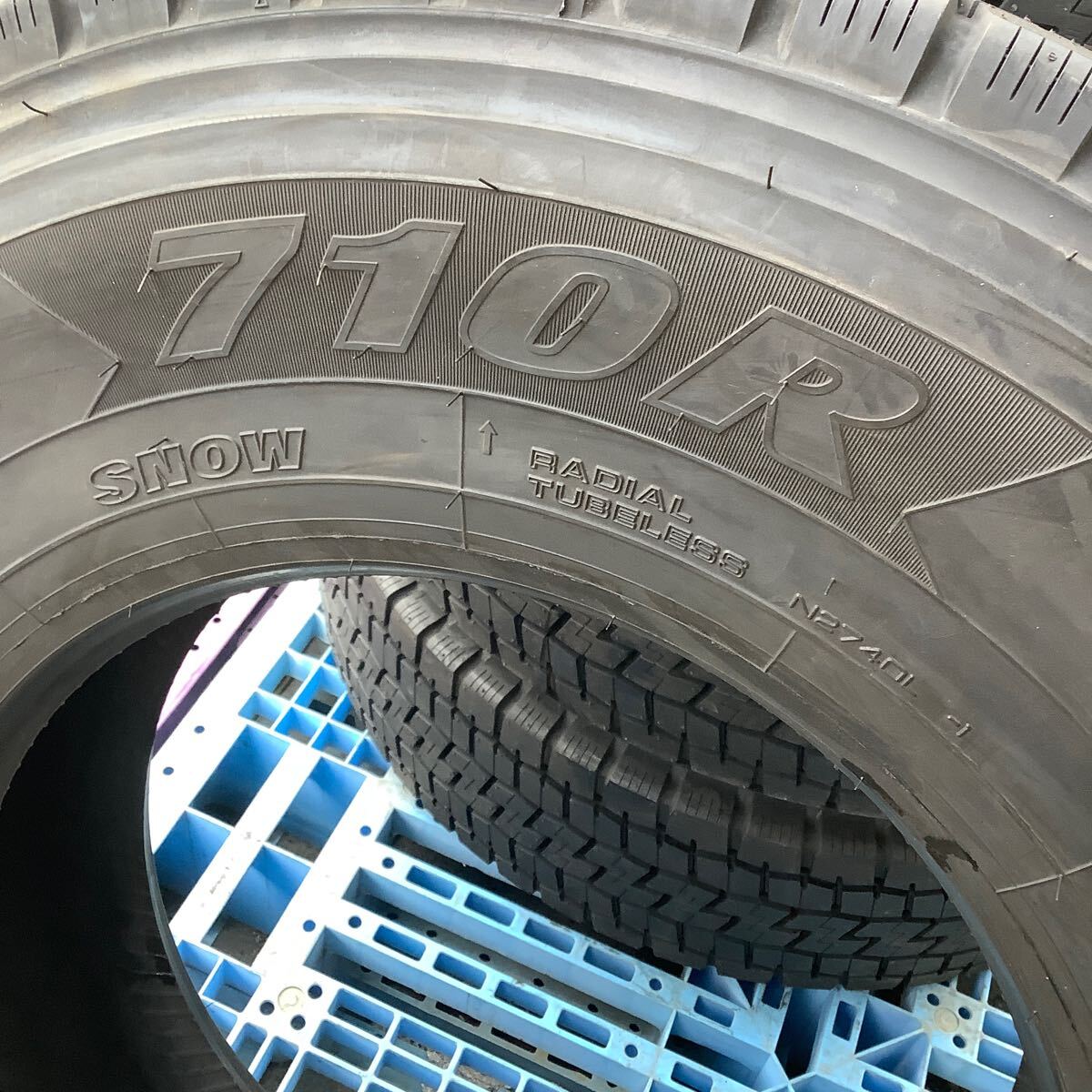 YOKOHAMA 245/80R17.5 133/131J ７１０Ｒ　ミックスタイヤ　オールシーズン　中型トラック　未使用品　２１年製　６本セット_画像5