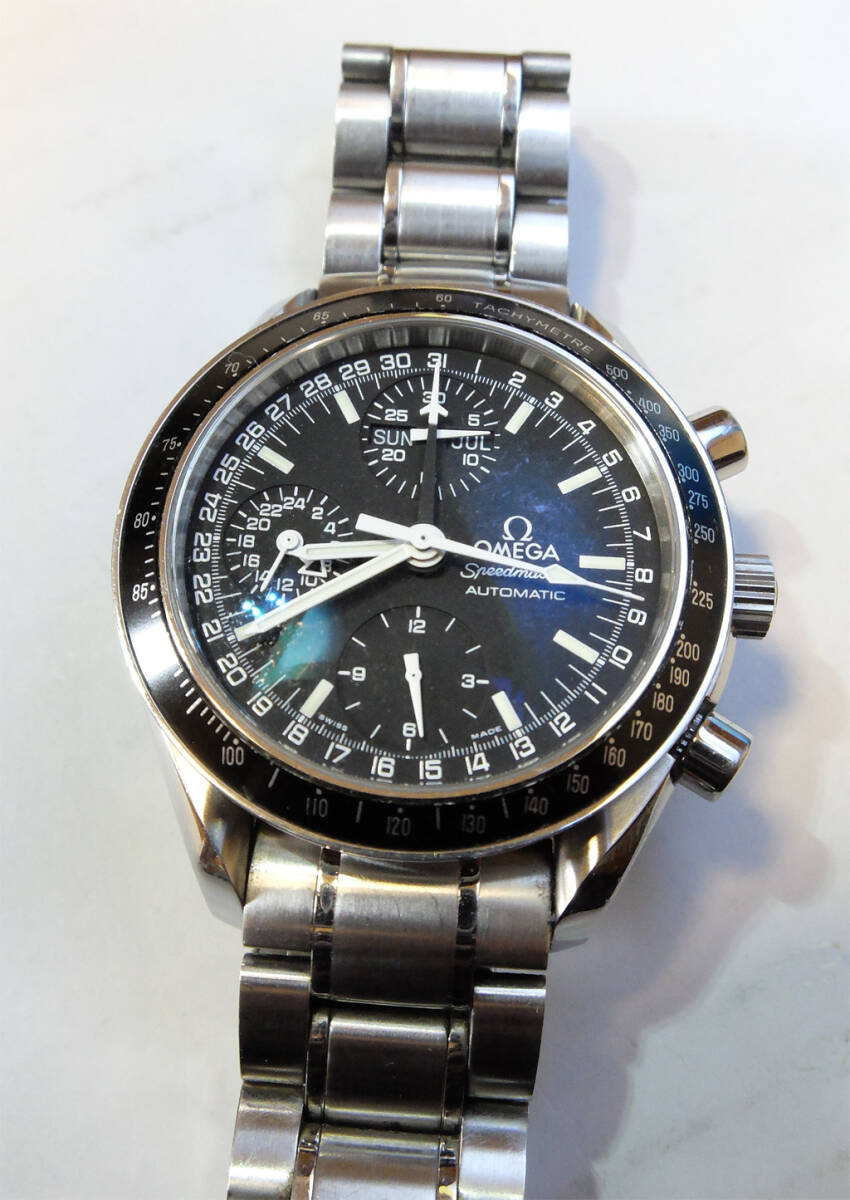 訳アリ OMEGA Speedmaster オメガ スピードマスター マーク40 トリプルカレンダーの画像2