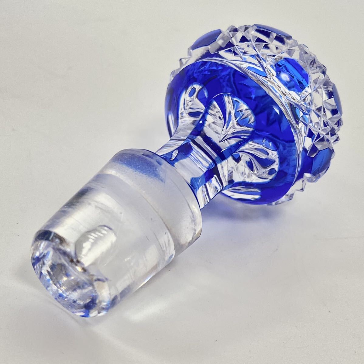 OLD BACCARAT オールドバカラ ディアマン・ピエーリ 色被せ切子 OLD BACCARAT オールドバカラ ディアマン・ピエーリ 色被せ切子