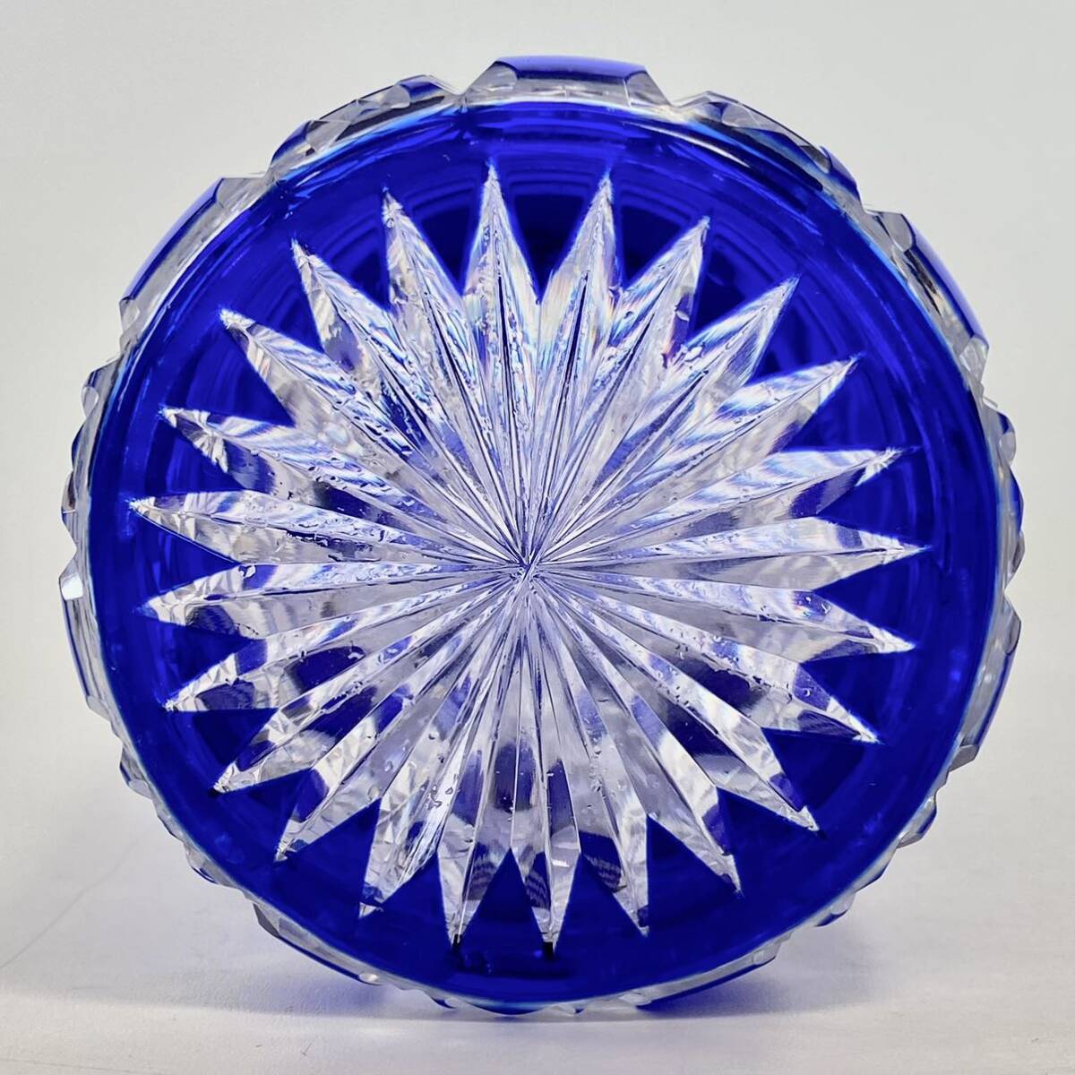 OLD BACCARAT オールドバカラ ディアマン・ピエーリ 色被せ切子 OLD BACCARAT オールドバカラ ディアマン・ピエーリ 色被せ切子