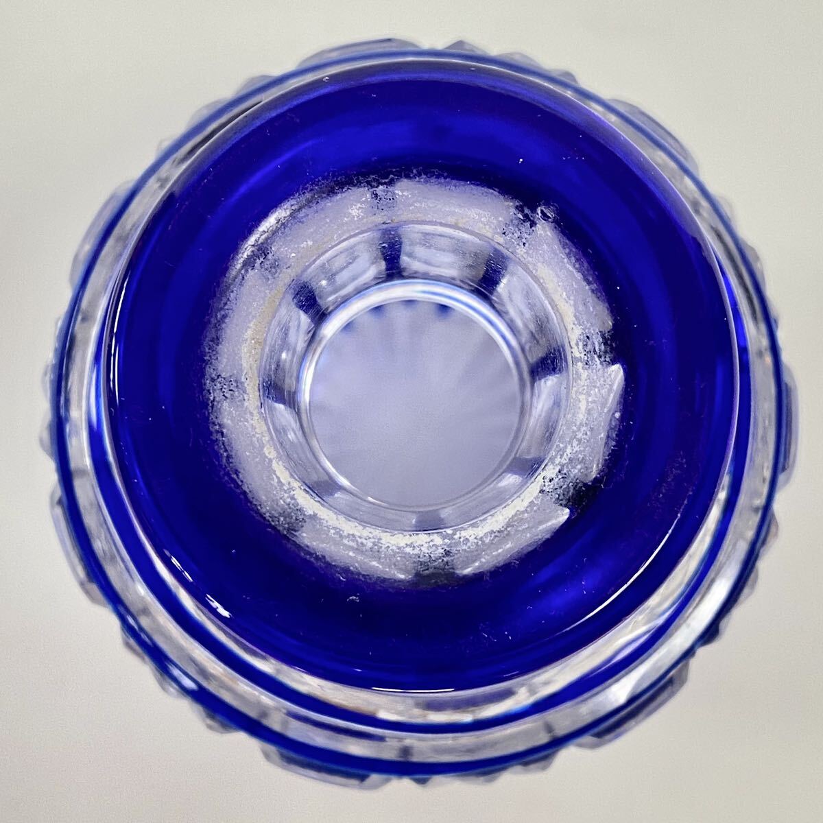OLD BACCARAT オールドバカラ ディアマン・ピエーリ 色被せ切子 OLD BACCARAT オールドバカラ ディアマン・ピエーリ 色被せ切子