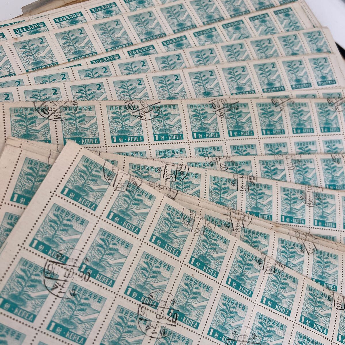 海外切手 韓国 シート 束 管理番号1-4の画像5