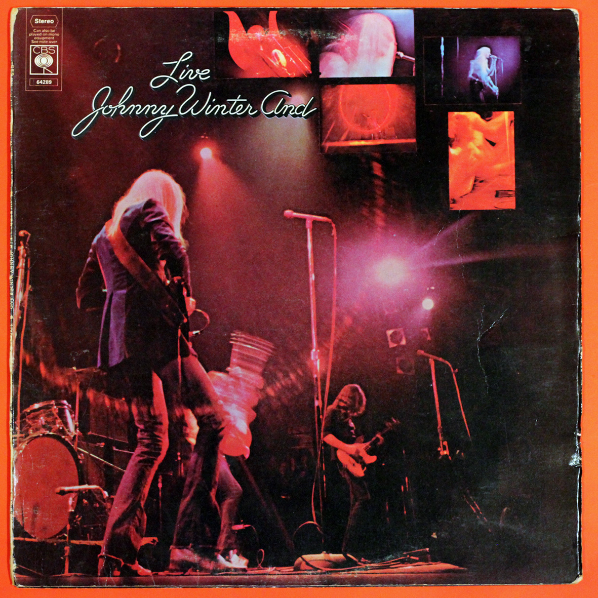 ◆LP◆ジョニー・ウィンター「Live Johnny Winter And」CBS S 64289、英国盤、ユニパック見開きジャケ「A1/B1」Blues Rock, Electric Bluesの画像1