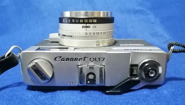 ○○ Canon Canonet QL17 G-Ⅲ G3 40mm f1.7 レンズキャップ、ストラップ レンジファインダー コンパクトフィルムカメラ 現状品 P53の画像7