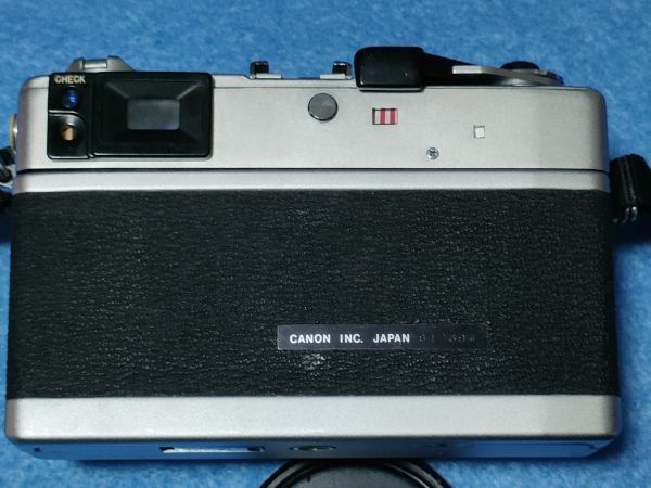 ○○ Canon Canonet QL17 G-Ⅲ G3 40mm f1.7 レンズキャップ、ストラップ レンジファインダー コンパクトフィルムカメラ 現状品 P53の画像3