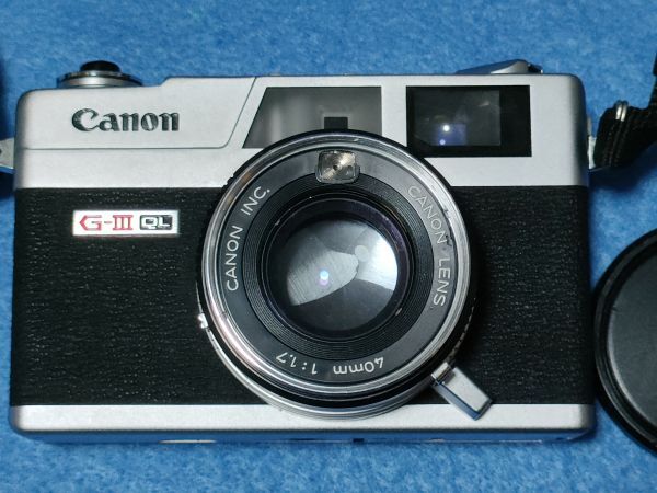 ○○ Canon Canonet QL17 G-Ⅲ G3 40mm f1.7 レンズキャップ、ストラップ レンジファインダー コンパクトフィルムカメラ 現状品 P53の画像2