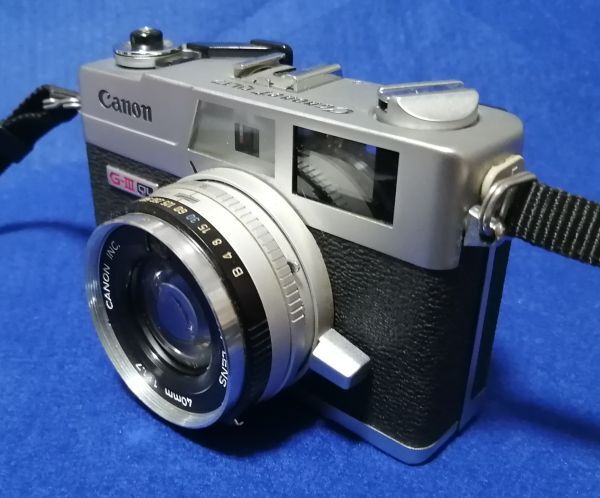 ○○ Canon Canonet QL17 G-Ⅲ G3 40mm f1.7 レンズキャップ、ストラップ レンジファインダー コンパクトフィルムカメラ 現状品 P53の画像1