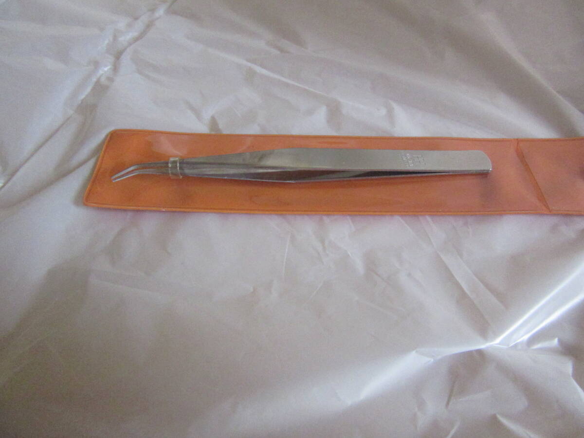 * пинцет HH NIIGATA STAINLES STEEL винил покрытие ввод USED*