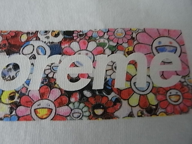 ★極上品★【M】SUPREME×TAKASHI MURAKAMI シュプリーム×村上隆★20SS COVID-19 Relief Box Logo Tee white　ボックスロゴTシャツ_先一名様着早い者勝