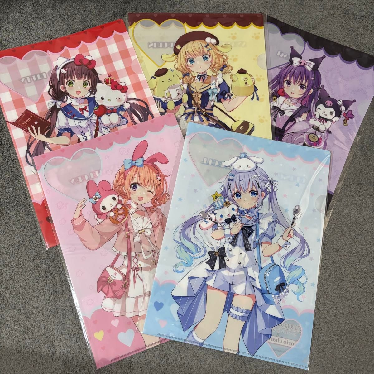 ご注文はうさぎですか ごちうさ サンリオ コラボ クリアファイル ご注文はうさぎですか ごちうさ サンリオ コラボ クリアファイル