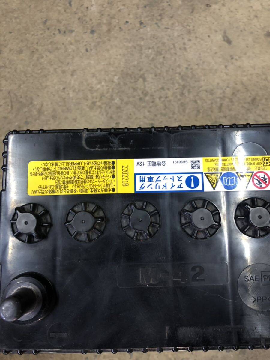 ★激安★ M-42 Panasonic 再生バッテリー アイドリングストップ 車用 の画像3