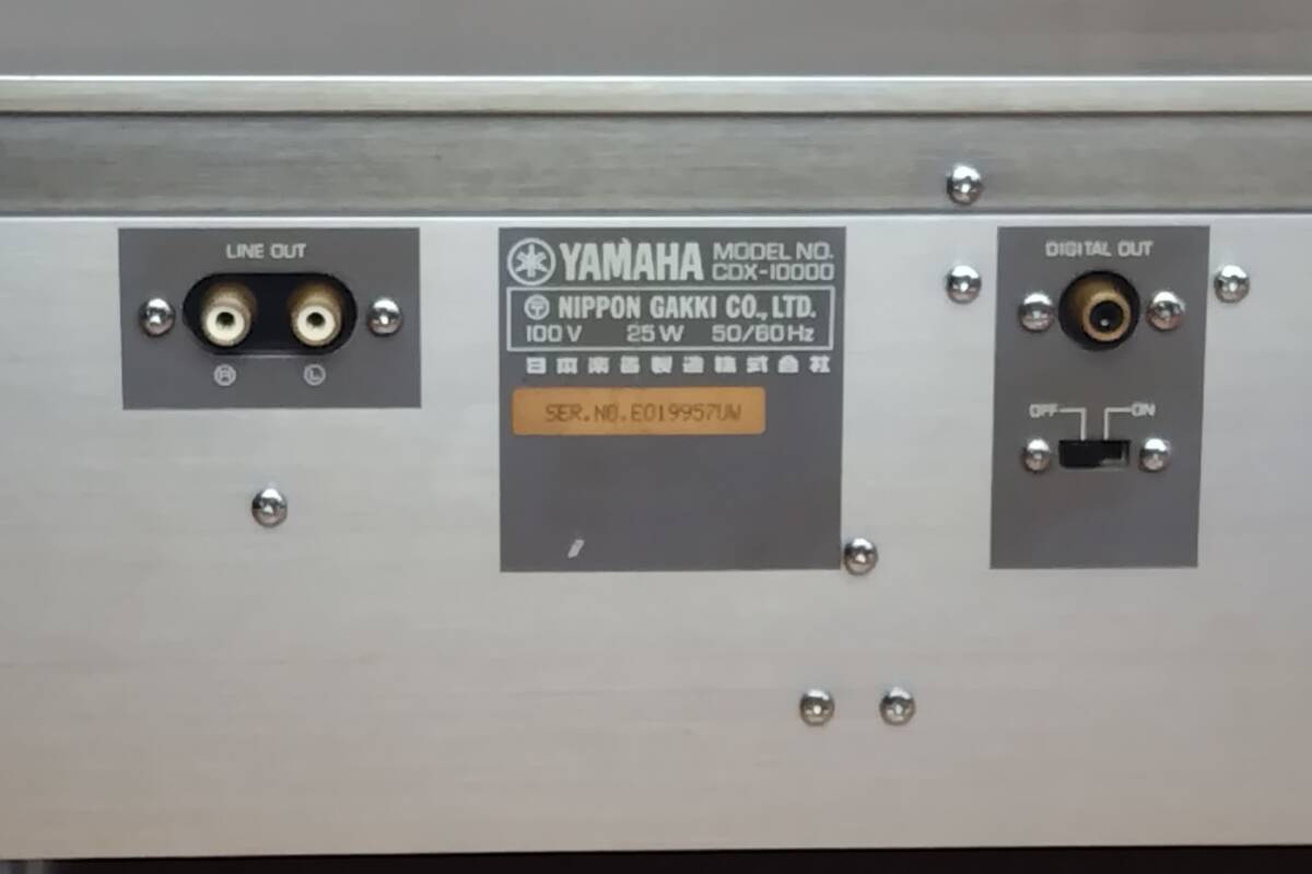 * operation excellent *YAMAHA Yamaha CDX-10000 [ tray belt exchange * maintenance settled * remote control attaching ]