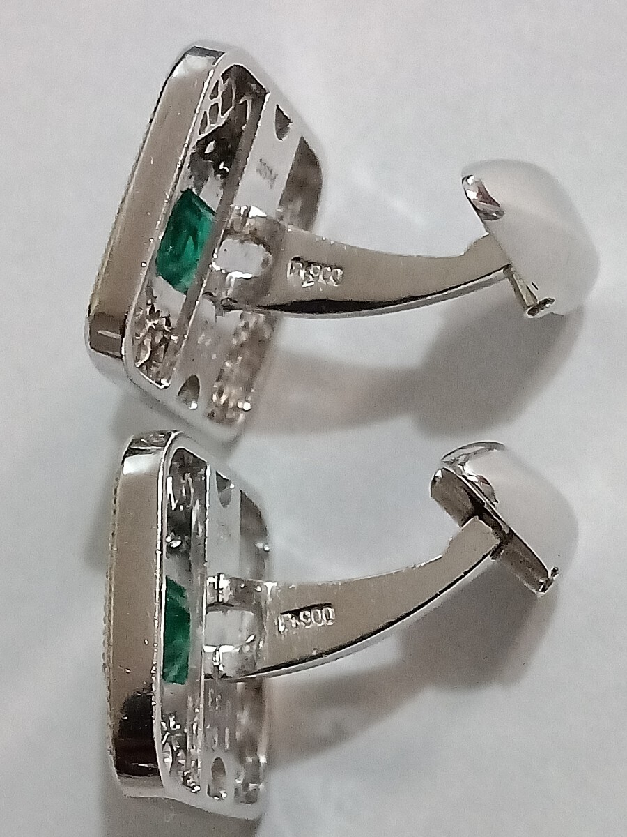 最先端 17000円 104 099】【 【中古品】カフスボタン【Pt900】【0.33 プラチナ