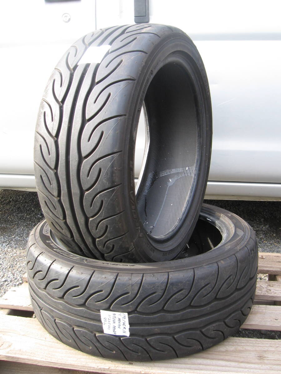 中古タイヤ 195/45R16 ’22製 ヨコハマ ADVAN NEOVA AD08R ２本組 9分山の画像1