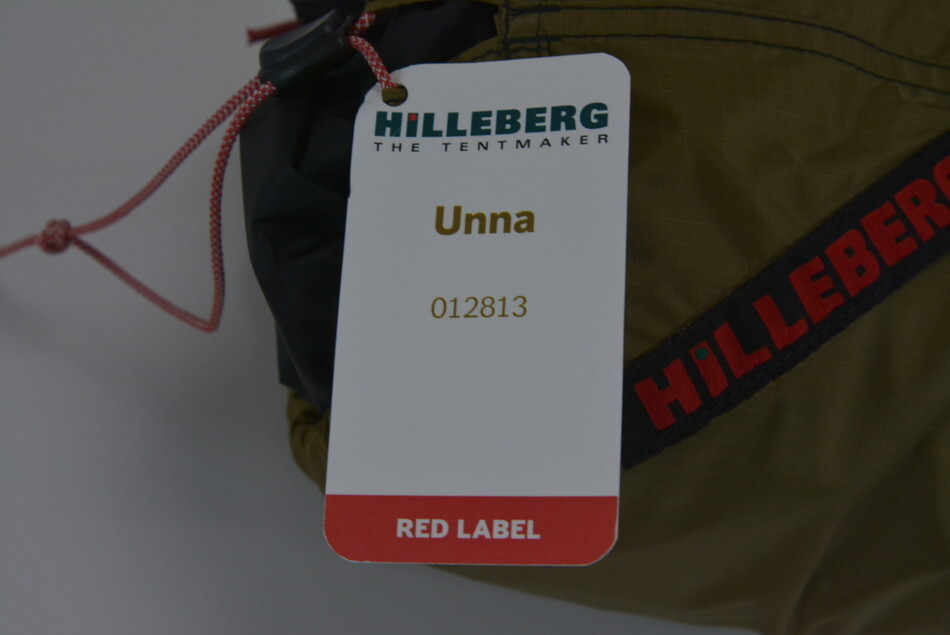 111 y015 未使用品 HILLEBERG Unna Sand ヒルバーグ ウナ 純正フットプリント付き テントの画像4