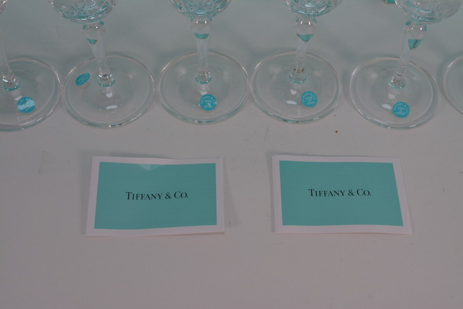 105 y028 未使用品 ティファニー Tiffany&Co. フローレット シャンパングラス フルートグラス 6客セットの画像2