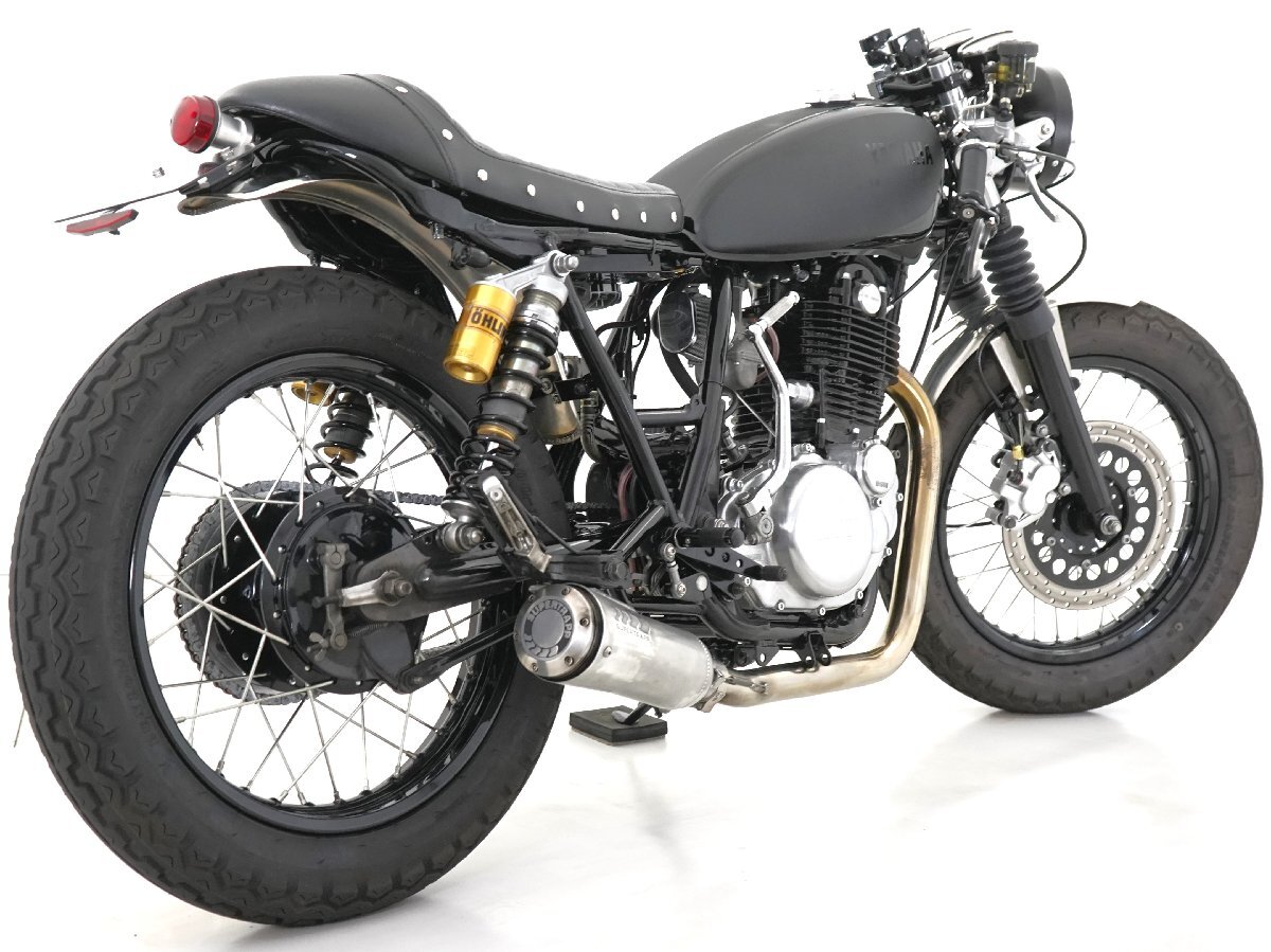 美車 カフェレーサーカスタム SR400 2003年 OKOキャブ スパトラマフラー OHLINSリアサス ETC付 動画有り 下取強化出張可 全国通販 業販歓迎_画像5