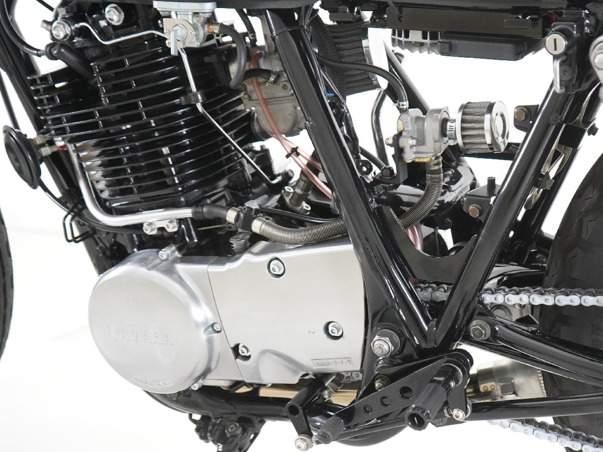 美車 カフェレーサーカスタム SR400 2003年 OKOキャブ スパトラマフラー OHLINSリアサス ETC付 動画有り 下取強化出張可 全国通販 業販歓迎_画像8