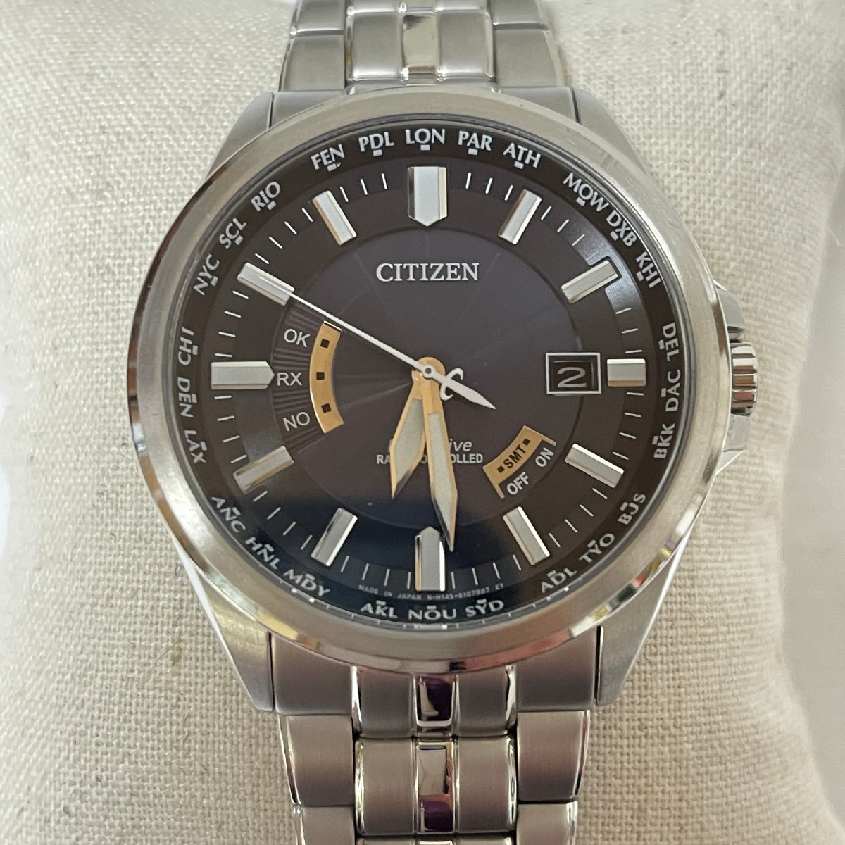 CITIZEN シチズン Eco-Drive エコドライブ RADIO CONTROLLED CB0011-69L H145 腕時計 シチズンコレクション 定価６０５００円現行の画像2